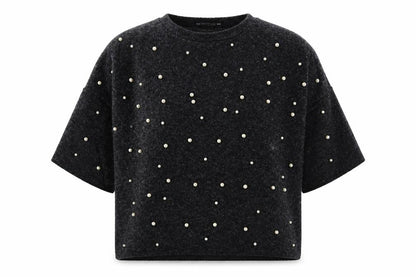 Womens UK Size S Zara Trafaluc Black Pullover Jumper