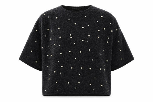 Womens UK Size S Zara Trafaluc Black Pullover Jumper