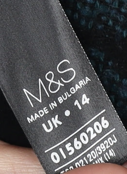 Womens UK Size 14 Marks and Spencer Black Basic Jacket