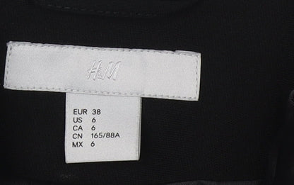 H&M Women’s Black Blazer, Size 10, Lined, Business