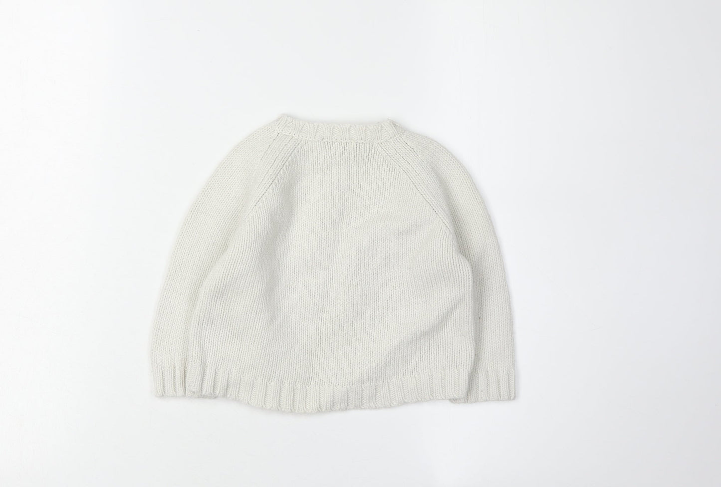 Rocha Little Rocha Ivory Jumper 6-9 Months Unisex Knit Pullover
