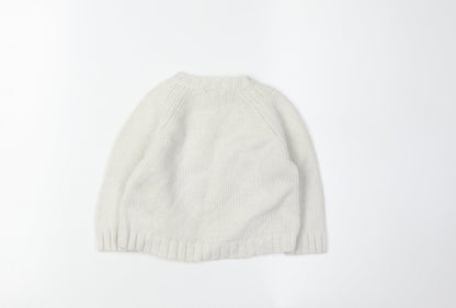 Rocha Little Rocha Ivory Jumper 6-9 Months Unisex Knit Pullover