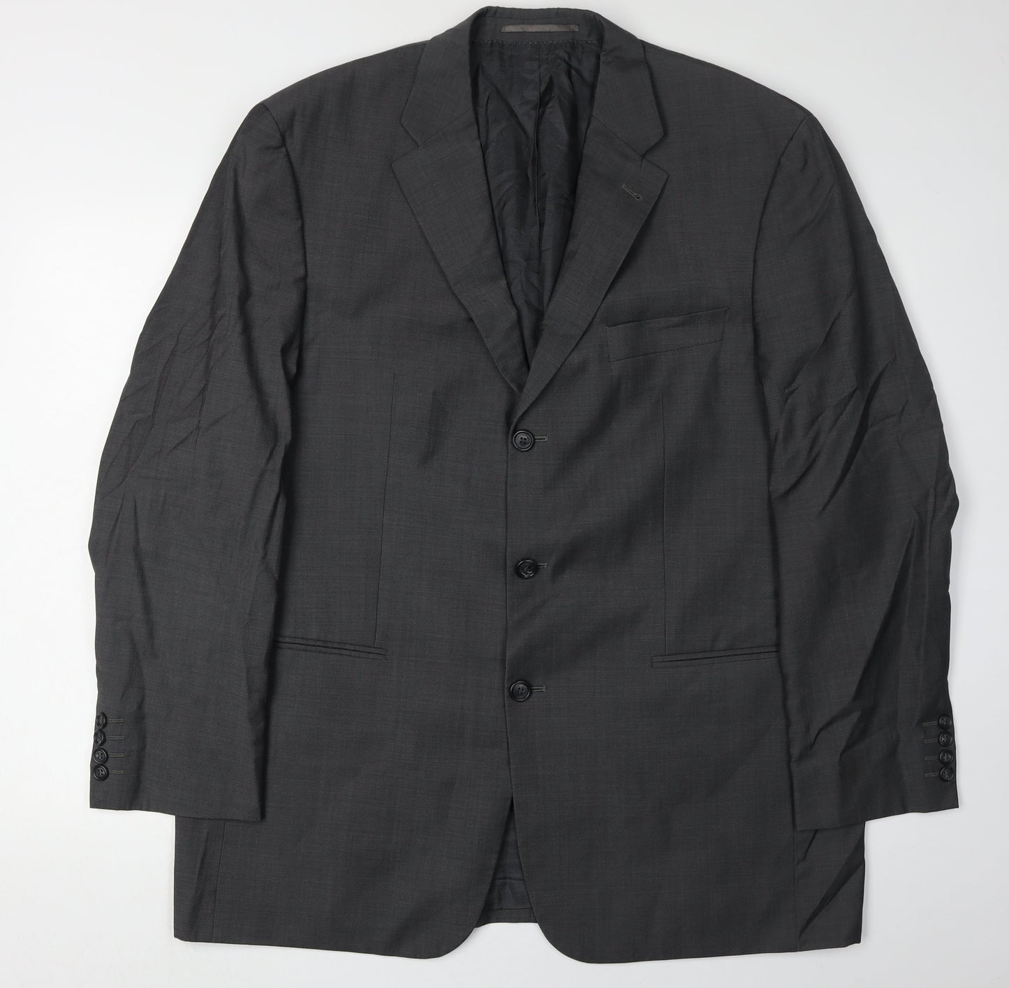 Mens UK Size 44 Cerruti Regular Grey Suit Jacket