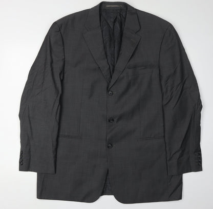 Mens UK Size 44 Cerruti Regular Grey Suit Jacket