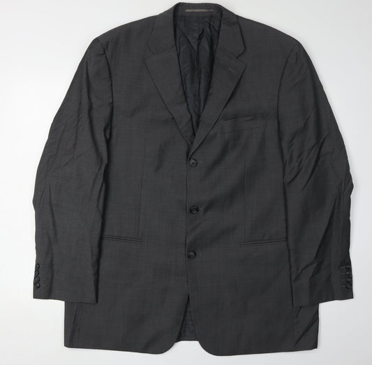 Mens UK Size 44 Cerruti Regular Grey Suit Jacket