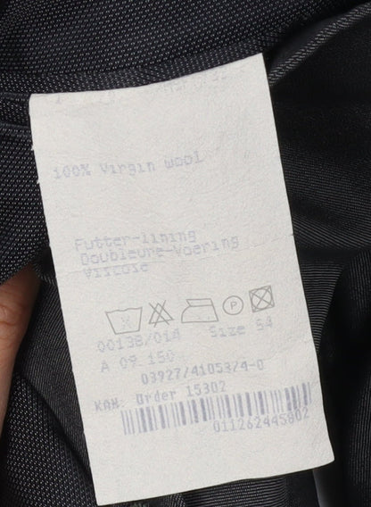 Mens UK Size 44 Cerruti Regular Grey Suit Jacket