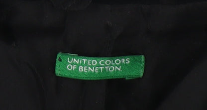 United Colors of Benetton Boys Black Slim Fit Jacket