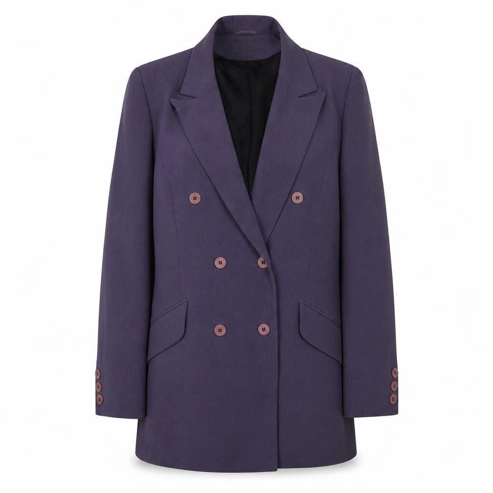 Womens UK Size 16 Kaliko  Purple Blazer