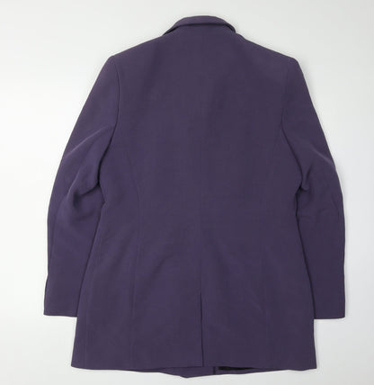 Kaliko Women's Purple Double-Breasted Blazer Size 16