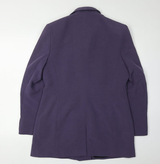 Kaliko Women's Purple Double-Breasted Blazer Size 16