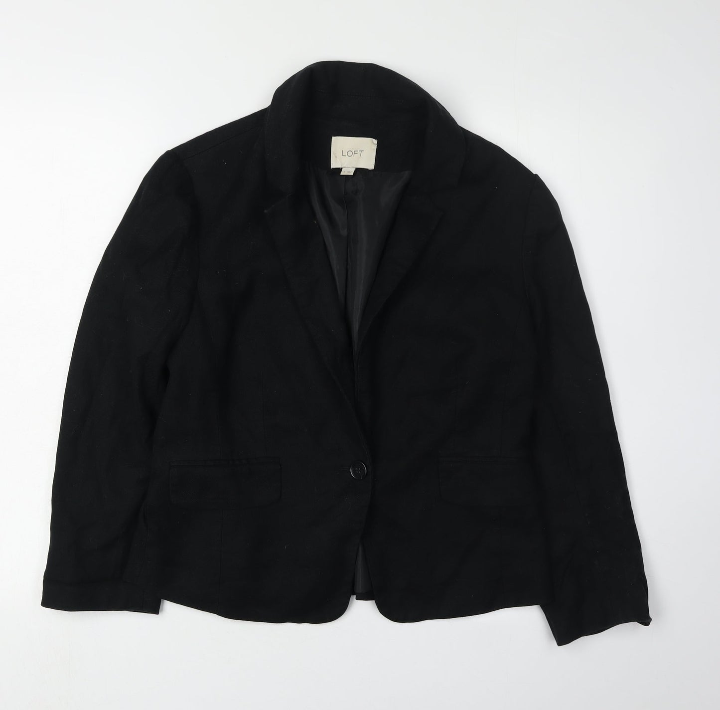LOFT Women's Black Blazer S Classic Workwear