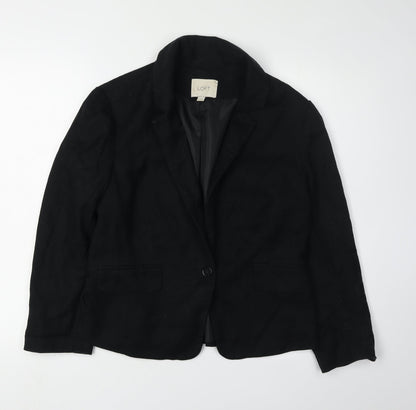 LOFT Women's Black Blazer S Classic Workwear