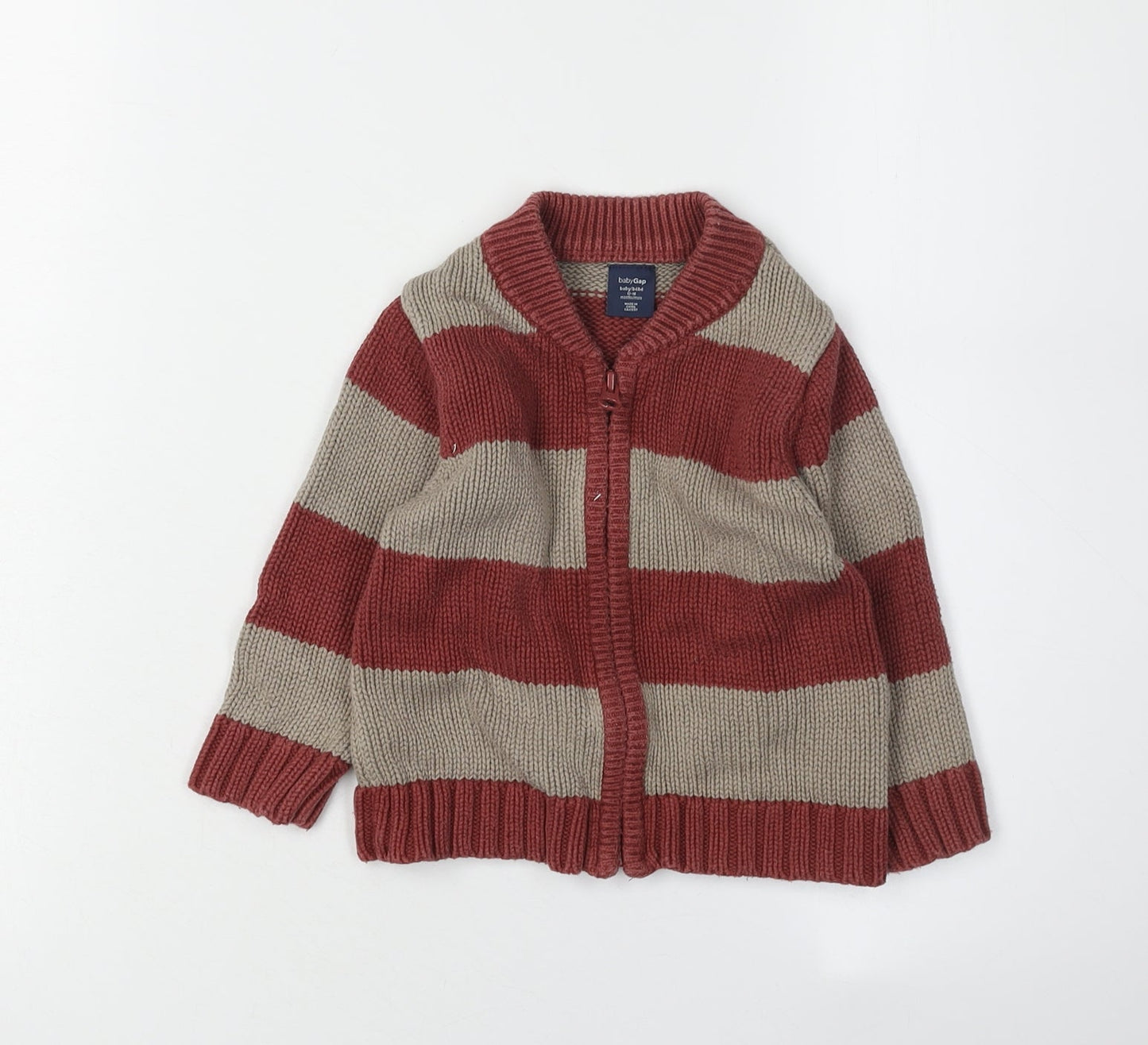 Baby Gap Unisex Multicoloured Striped Cardigan 12-18 Months