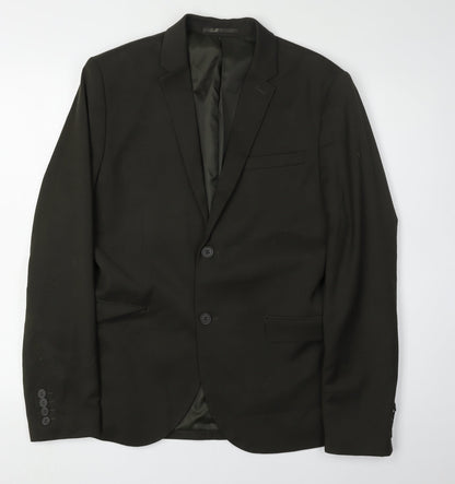 Mens UK Size 40 H&M Regular Black Suit Jacket