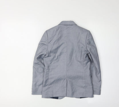 Milano Mayfair Boys Grey Single-Breasted Suit Jacket