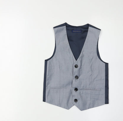 Milano Mayfair Boys Grey Suit Waistcoat 8 Years Formal Wear