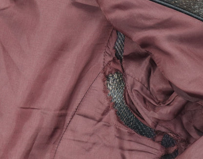 Austin Reed Women's Black Check Pea Coat Size 12