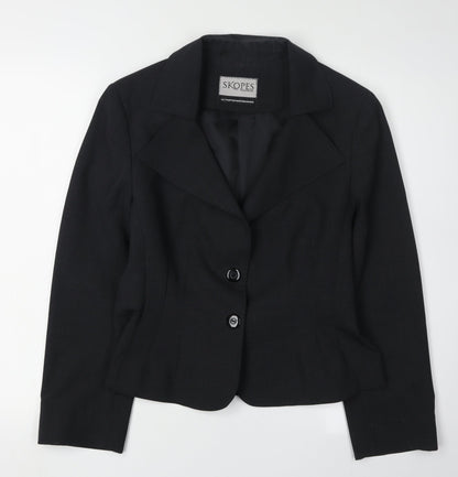 Womens UK Size 10 Skopes Regular Black Blazer