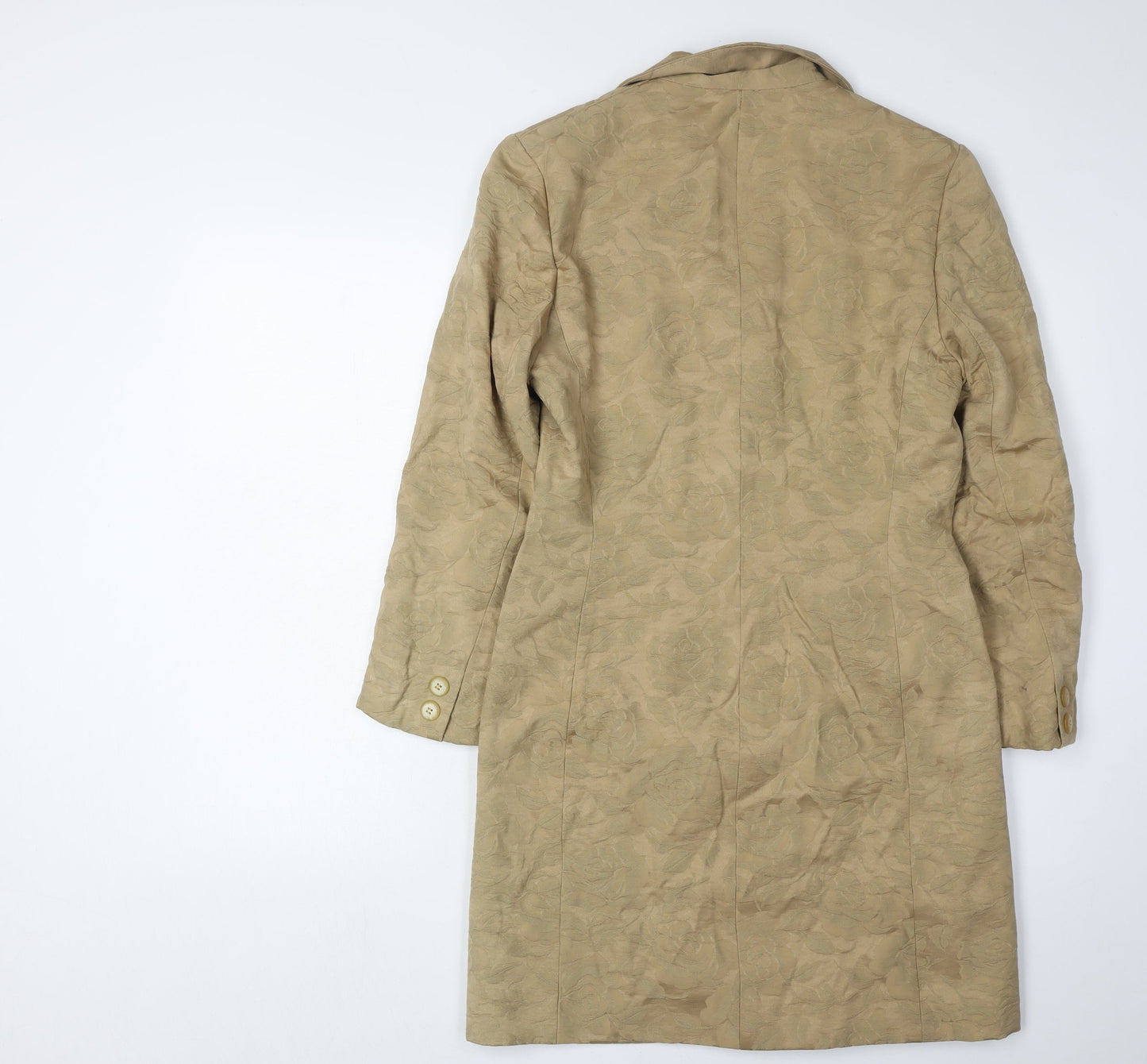 Womens UK Size 10 Gina Beige Overcoat