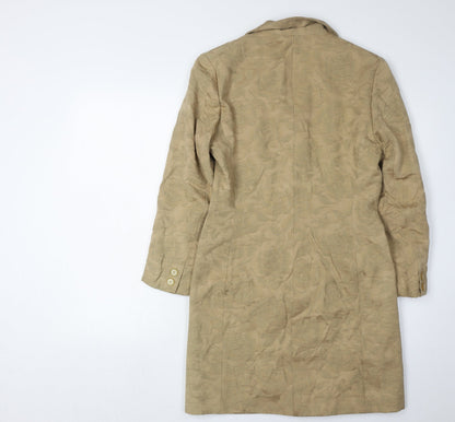 Womens UK Size 10 Gina Beige Overcoat