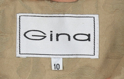 Womens UK Size 10 Gina Beige Overcoat