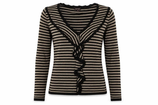 Womens UK Size 10 Phase Eight Black Cardigan Jumper