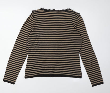 Womens UK Size 10 Phase Eight Black Cardigan Jumper