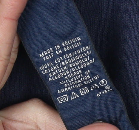 Ralph Lauren Sport Men's Blue Long Sleeve Polo XL