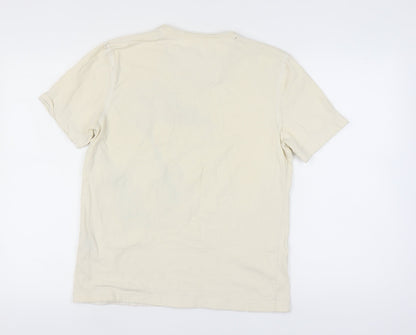 Unisex Adults UK Size M NEXT Beige  T-Shirt