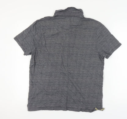 Hammond & Co Men's Grey Polo L Cotton Short Sleeve