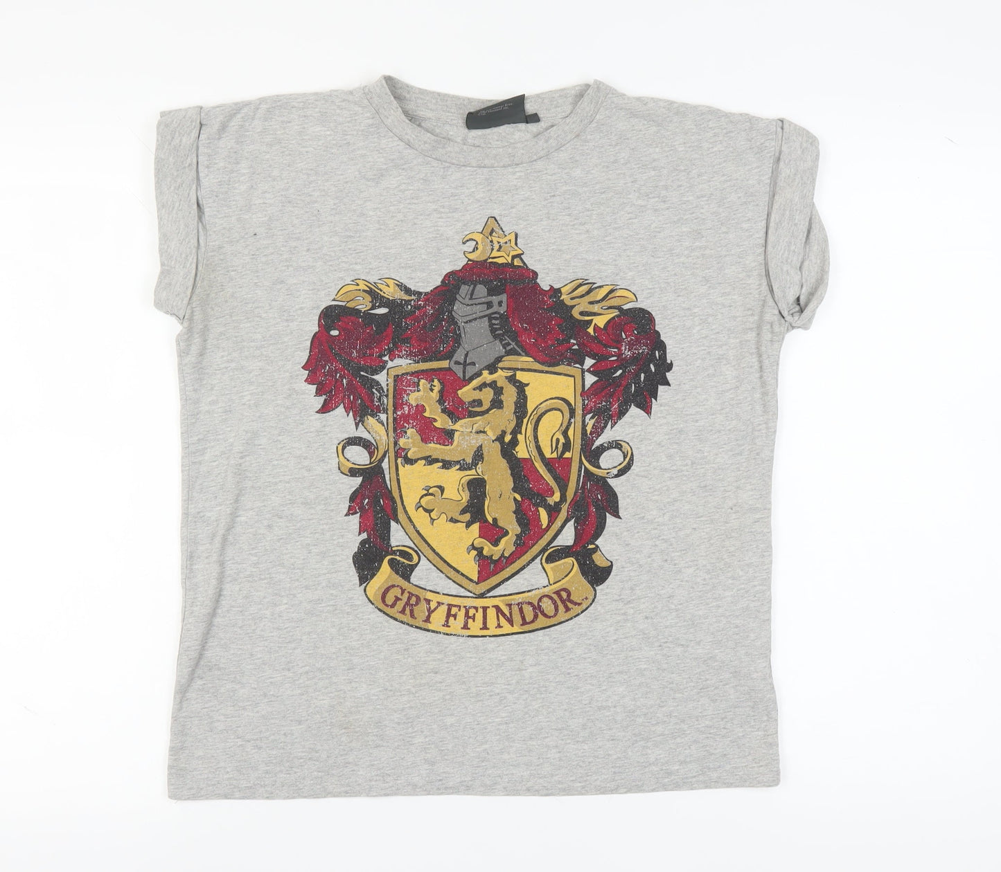 Womens UK Size 10 Harry Potter Grey  T-Shirt