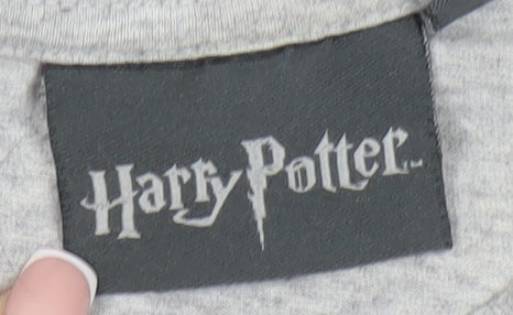 Womens UK Size 10 Harry Potter Grey  T-Shirt