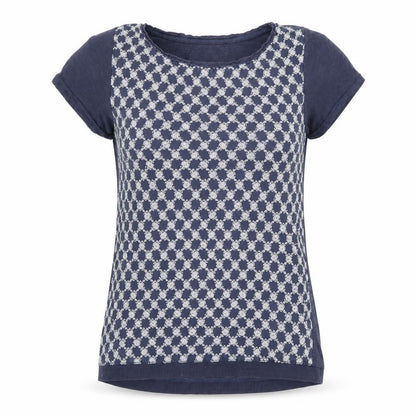 Womens UK Size 6 Fatface Blue Basic T-Shirt
