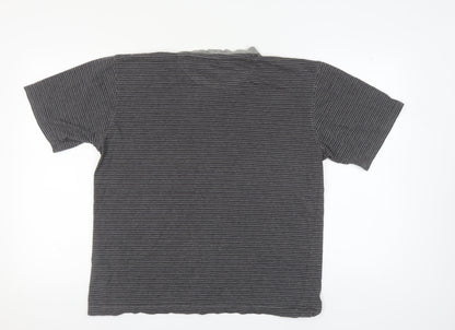 Mens UK Size L Debenhams Grey  T-Shirt