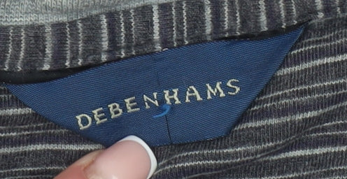 Mens UK Size L Debenhams Grey  T-Shirt