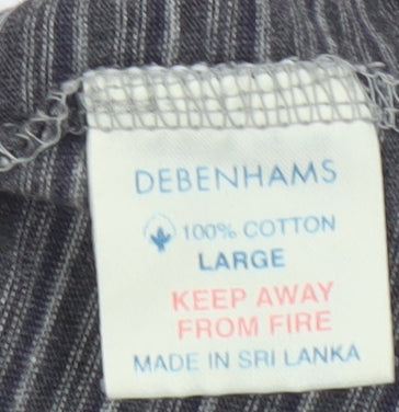 Mens UK Size L Debenhams Grey  T-Shirt