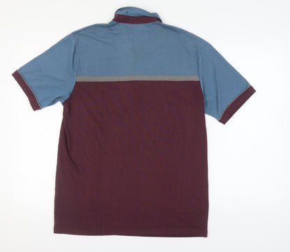 Carabou Men's Blue M Polo Colourblock