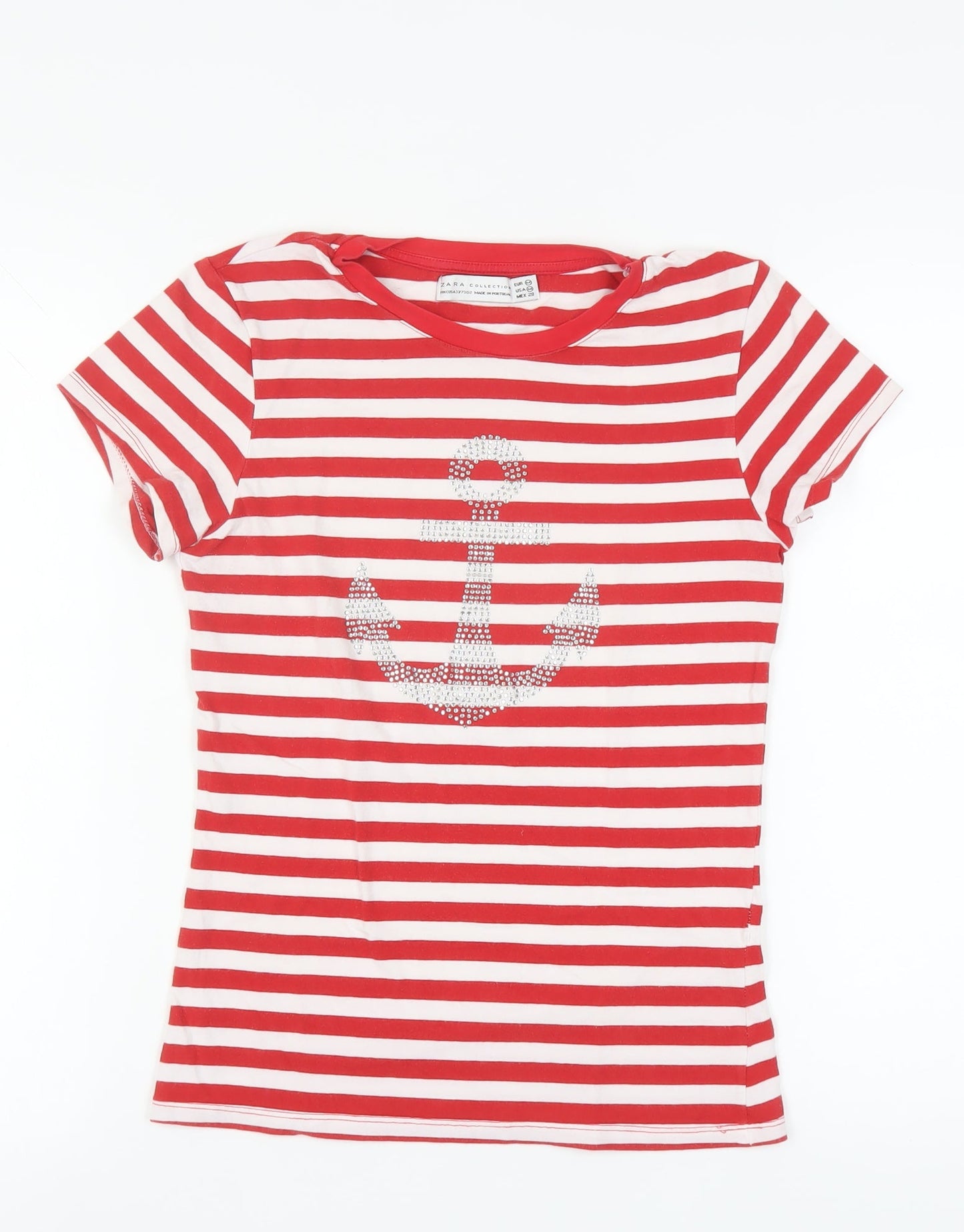 Womens UK Size 12 Zara Multicoloured  T-Shirt