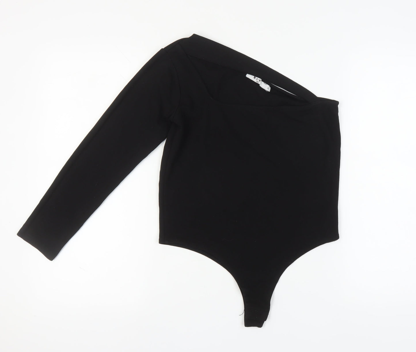 NA-KD Women's Black One Shoulder Bodysuit XL