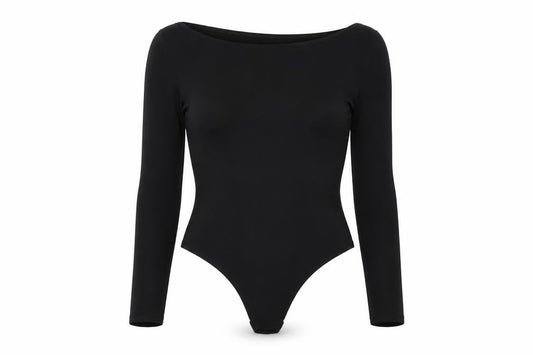 NA-KD Women's Black One Shoulder Bodysuit XL