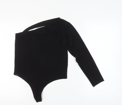 NA-KD Women's Black One Shoulder Bodysuit XL