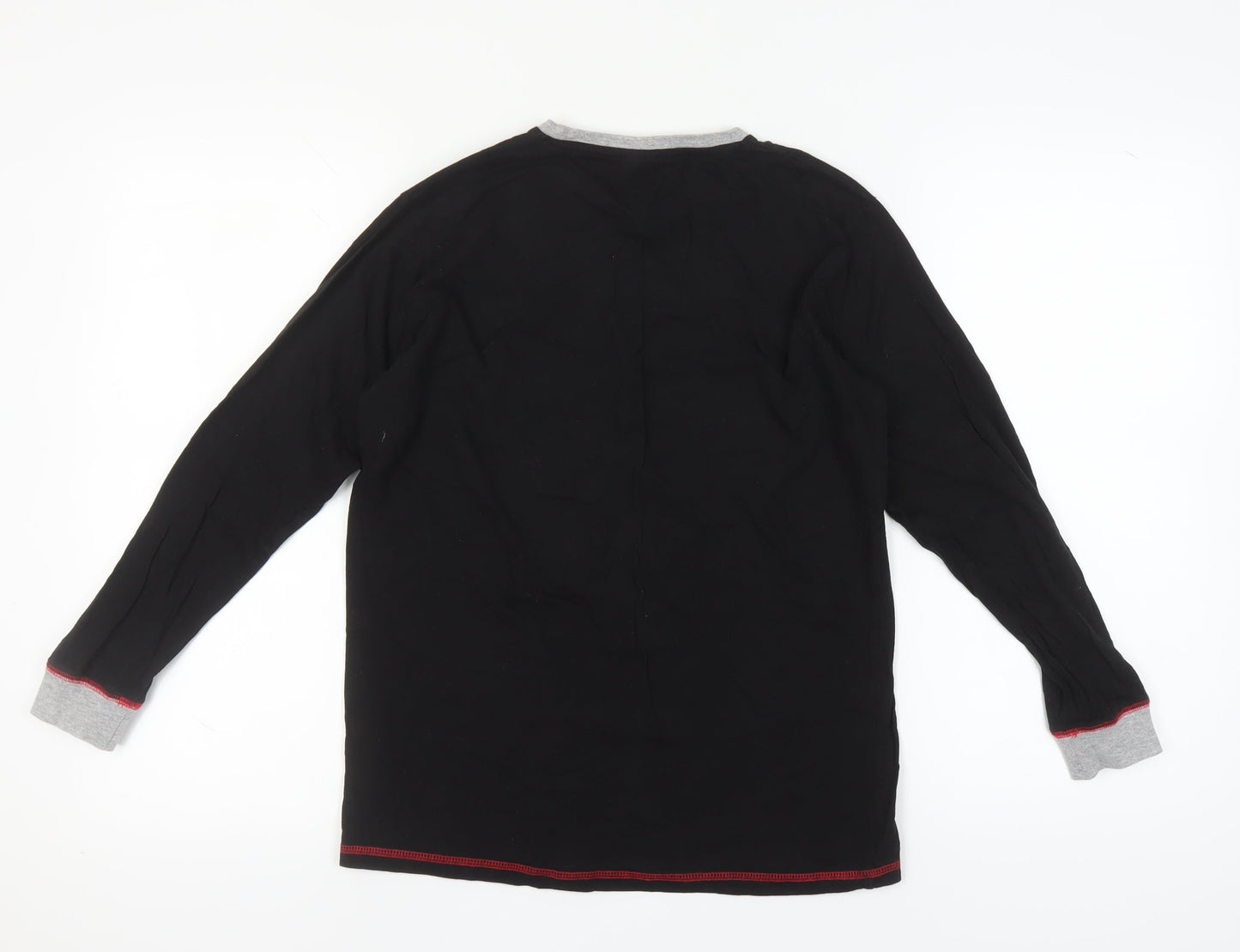The Pyjama Factory Boys Black Gamer Pyjama Top 15-16 Years