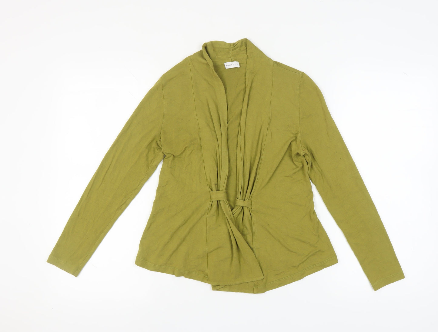 Minuet Women's Green Petite Blouse, Size S