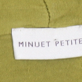 Minuet Women's Green Petite Blouse, Size S