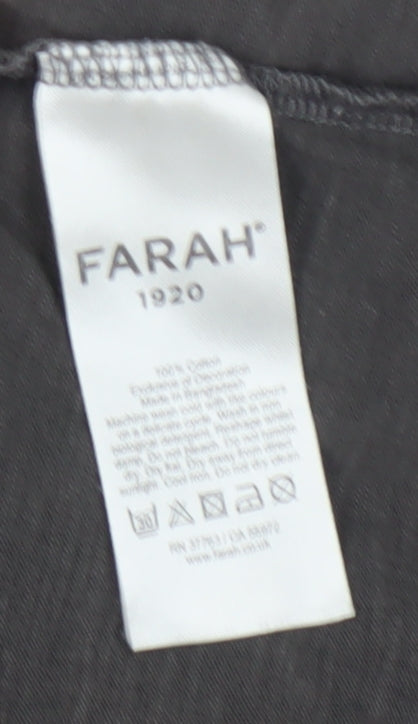 Mens UK Size L Farah Grey  T-Shirt