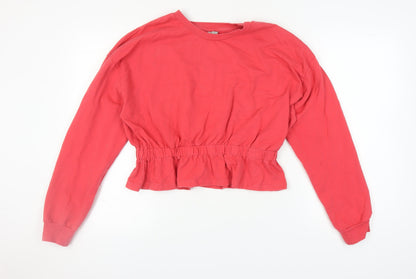 Womens UK Size 14 ASOS Red Pullover Sweatshirt