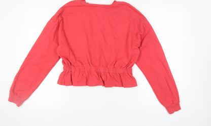 Womens UK Size 14 ASOS Red Pullover Sweatshirt