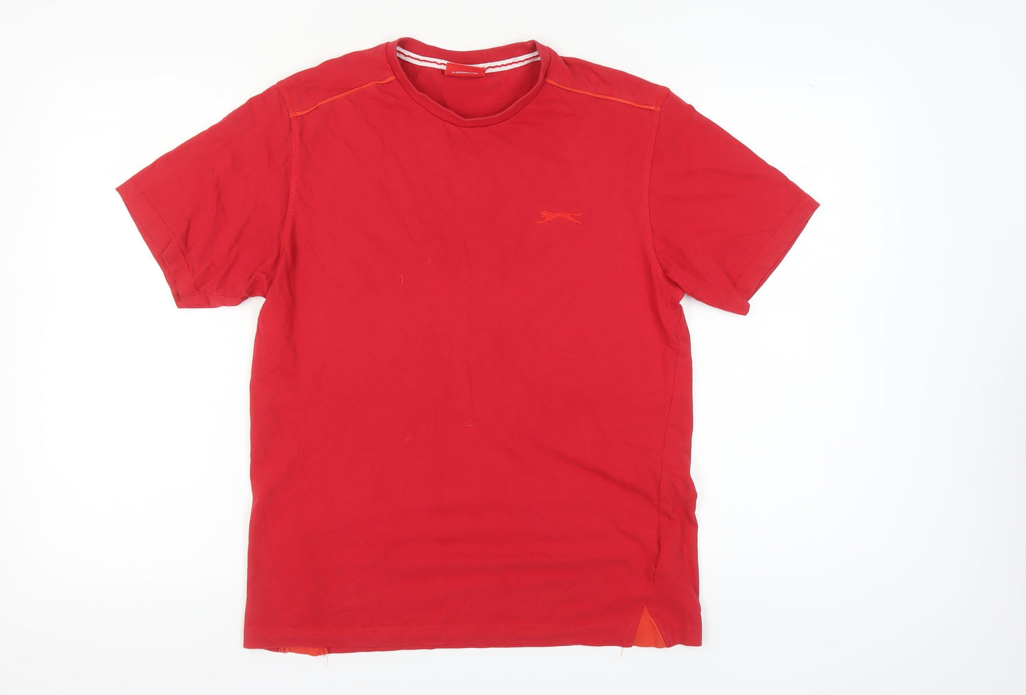 Slazenger Red Men's S Crew Neck Cotton T-Shirt
