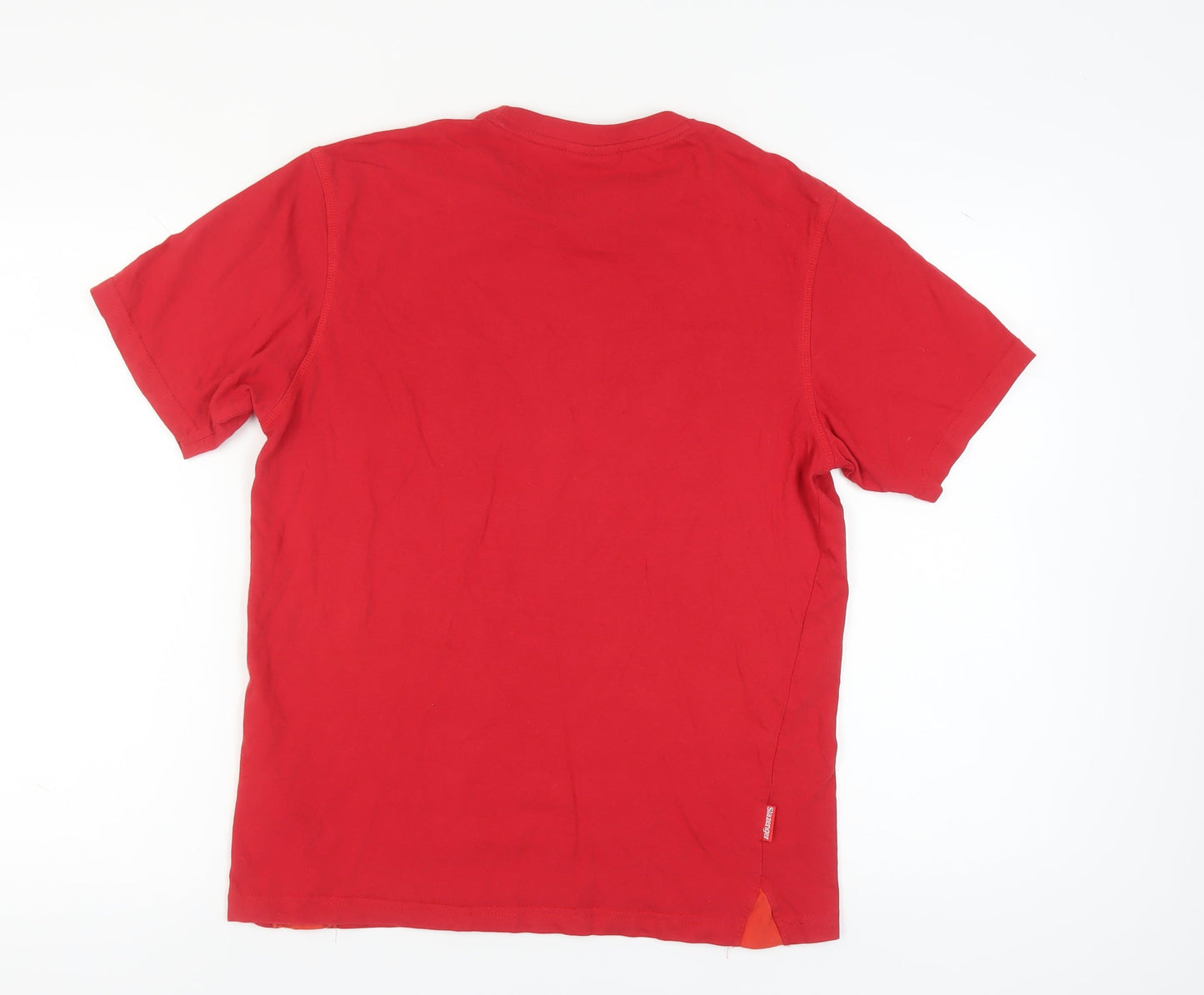 Slazenger Red Men's S Crew Neck Cotton T-Shirt