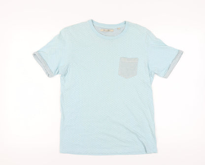Mens UK Size M Brave Soul Blue  T-Shirt